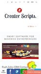 Mobile Screenshot of creatorscripts.com